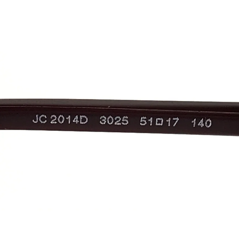 Jimmy Choo Eyeglasses Frames JC2014D 3025 Red Gold Round Asian Fit 51-17-140